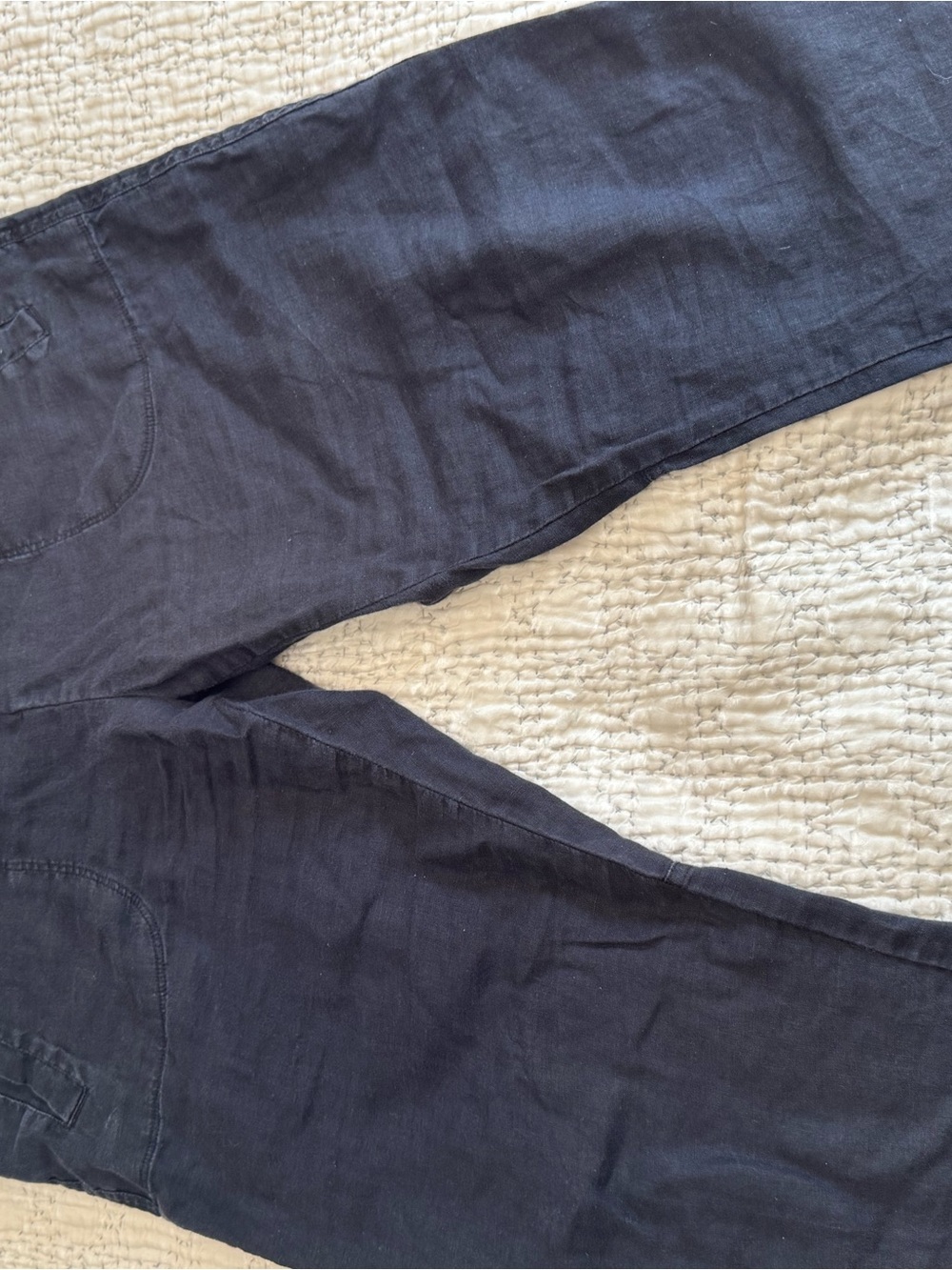 James Perse Women's black Linen Pants